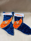 Virginia Cavaliers Holiday Lot - Stocking And Santa Hat