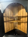 Ethan Allen Black Corner Cabinet