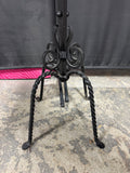 Victorian Style Heavyweight Wrought Iron Scroll Coat Rack