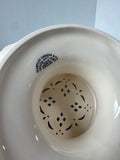 Hartley Greens Leeds Pottery England Creamware Pierced Pedestal Fruit Bowl