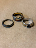 Trio of Rings - SIZE 8.5, 8.25 & 7