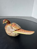 Pheasant Fitz and Floyd Essentials Game Bird Collection Lidded Trinket Dish