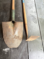 A-Garden Tool Lot, Hoe and Shovel