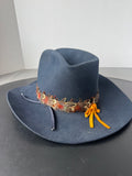 Resistol XXX Beaver Self Conforming Vintage Cowboy Hat with Feather Band SIZE 6 3/4