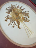 Framed Pressed Flowers Art