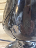 Pair of Lightweight Brown Metal Lamps