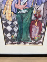 Martini Monieur by Joanna; Signed Print