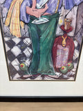 Martini Monieur by Joanna; Signed Print