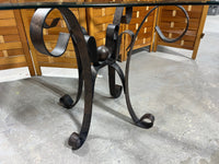 Metal & Glass Side Table