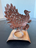 Metal Turkey Cut Out Tea Light Candle Holder