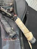 Pair of Wilson Hyper Hammer 3.3 Oversized Tennis Racquets with 1 Case