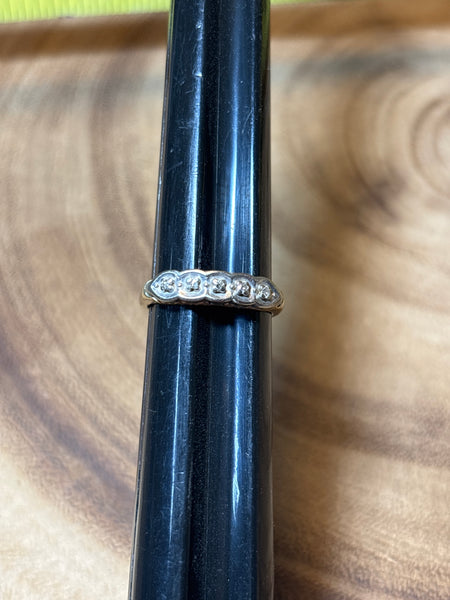 14K Gold Band - SIZE 6 1/2