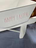 Easter Basket and Decorative Wheel Barrow