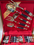 Siam Buddhist Flatware With Case- 32 Pieces (B)
