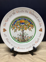 Royal Doulton The Rose and The Thistle Collectible Plate