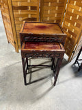 Carved Nesting Tables (set of 2)