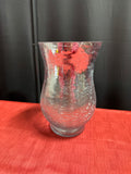 Crackled Mercury Glass Style Hurricane Candle Holder