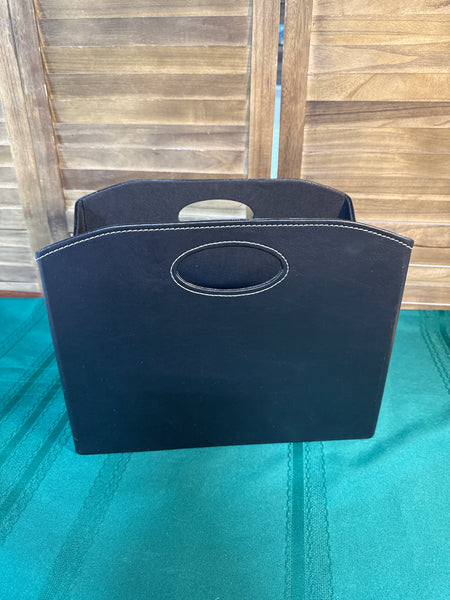 Leather Style Magazine Holder