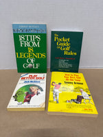 Lot Of 4 Golfing Books