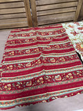 Floral Reversible Williamsburg Fabric Placemats - Set Of 6
