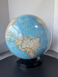National Geographic 1976 Large Vintage Globe with Geometer