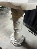 Art Nouveaux Marble Bust with Marble Pedestal***HEAVY ITEM***READ DETAILS ON PICK UP POLICY***