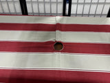 Pottery Barn Patio Tablecloth with Opening for Umbrella Pole