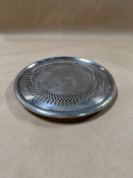 Newport Silver Plate Footed Trivet // 2 Available// PRICED INDIVIDUALLY //