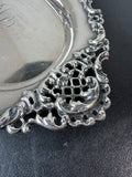 Tiffany & Co. Sterling Silver Ornate Trimmed Engraved Tray