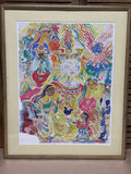 Chinese Nightingale Watercolor Print/Poster by Walter Anderson - AS IS