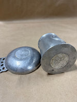 State Of West Virginia Pewter Mug And Porringer Plate