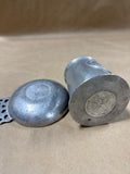 State Of West Virginia Pewter Mug And Porringer Plate