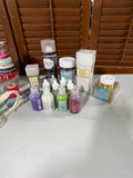 Glitter & Ribbon Craft Lot