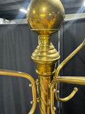 Brass Vintage Coat Rack Hall Tree