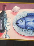 Rafuse Fish Print; Signed