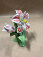 Lenox Garden Flower Sculpture Amaryllis Porcelain Figure 2000