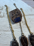 Knights of the Altar Vintage Lapel Pin with 3 Chains
