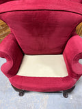 Red Wingback Chair, Unbranded