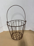 Metal Vintage Gathering Basket