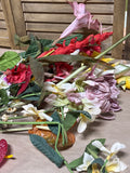 Bunch of Assorted Faux Flowers