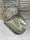 Footed Brass Log Holder