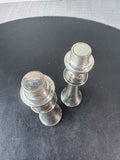 Pair of Unbranded Sterling Silver Weighted Candlestick Extenders
