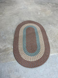 Oval Braided Rug, 49"x31"