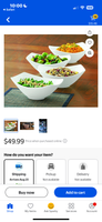 Over and Back Sides 4-Piece White Porcelain Bowls in Box