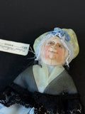 (F) Martha Washington 2013 Signed Colonial Williamsburg Gladys Boalt Hand Made Ornament