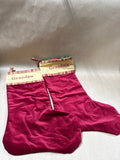 Grandma And Grandpa Velvet Christmas Stocking Pair