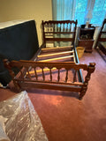 Pennsylvania House Pair of Twin Beds, with Side Rails and Support Slats