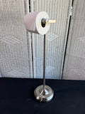 Brushed Nickel Free Standing Toilet Paper Roll Holder