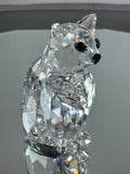 Swarovski Crystal Sitting Cat Figurine