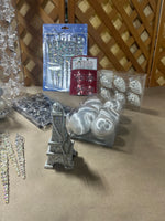 Silver/White Ornament Lot